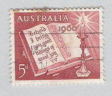 Buy Australia Christmas 1960 red 5 Used (BP90310)