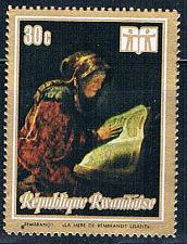 Buy Rwanda 507 Unused Painting Rembrandt mother (R0319)+