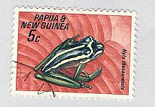 Buy Papua New Guinea 257 Used Treasury Island Treefrog 1968 (BP77125)