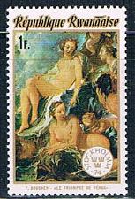 Buy Rwanda 597 Unused Painting Triumph of Venus (R0316)+