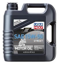 Buy LIQUI MOLY Motorbike 4T SAE 15W-50 Street | 4 L | Motorcycle Fully synthetic ...