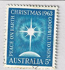 Buy Australia Christmas 1963 blue 5 Used (BP90902)