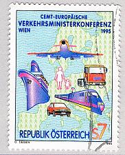 Buy Austria 1678 Used Conference of European Ministers of Transport 1995 CV 1.25 (BP