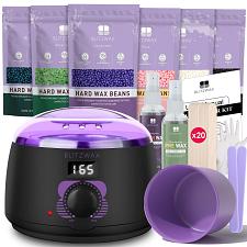 Buy BLITZWAX Wax Hair Removal Kit for Women Men Waxing Warmer for Sensitive Skin ...