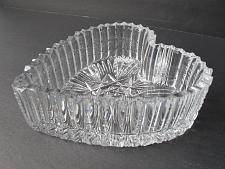 Buy American Brilliant Period Cut Glass heart shape dish Antique abp