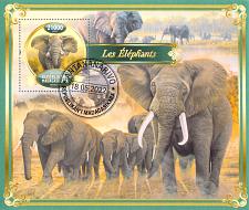 Buy Madagascar 2022 CTO Sheet Elephants animals 1 value (TS0041)