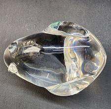 Buy Steuben Signed Glass frog paperweight