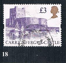 Buy Great Britain 1447A Used Carrickfergus Castle CV 3.00 (BP0018)