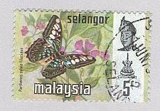 Buy Malaysia Selangor 130 Butterflies Used 3 (BP98320)