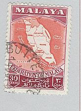 Buy Malaya Federation Map 83 1957 Used (BP89725)