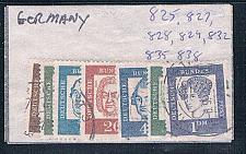 Buy Germany 825- Used Partial Set Scott nums Shown 1961 CV 2.30 (G0261)