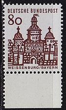 Buy GERMANY BUND [1964] MiNr 0461 UR ( **/mnh ) Bauwerke