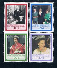 Buy South Georgia 101-05 Unused short set QE II 60th birthday 1986 CV 2.55 (S1041)+