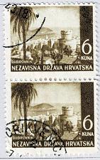 Buy Croatia Croatia 40 Dubrovnik Castle 1941 Used V Pair (BP91216)