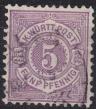 Buy GERMANY Württemberg [1875] MiNr 0045 a ( O/used )