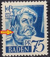 Buy GERMANY Alliiert Franz. Zone [Baden] MiNr 0011 vv II ( **/mnh )