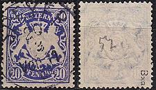 Buy GERMANY Bayern Bavaria [1888] MiNr 0057 B xa ( O/used ) [02] geprüft