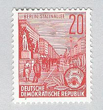 Buy Germany DDR 478 MLH Stalin Avenue Berlin 1955 (BP72728)