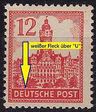 Buy GERMANY Alliiert SBZ [West-Sachsen] MiNr 0161 y II ( **/mnh ) [01] Plattenfehler