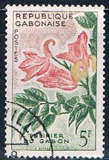 Buy Gabon 158 Used Tulip tree ll 1961 (G0299)+