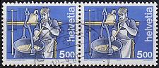 Buy SCHWEIZ SWITZERLAND [1993] MiNr 1510 x ( O/used ) [01] Berufe UV Leuchtfasern 2er