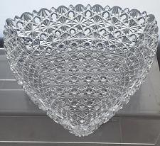 Buy ABP bowl triangle Russian hand cut glass flashy tg125