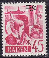 Buy GERMANY Alliiert Franz. Zone [Baden] MiNr 0009 yv II ( **/mnh )