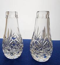 Buy Signed Lenox Cut glass Crystal Charleston bud vase Made in USA Signed pair