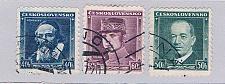 Buy Czechoslovakia 215-17 Used set Leaders 1946 (C0322)