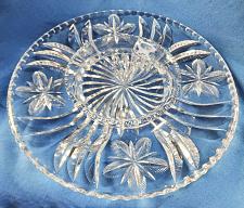 Buy Signed Libbey American Period Cut Glass chip n dip Antique