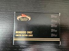 Buy 1992 Topps Stadium Club Members Only Limited Edition 20 Card Set