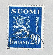 Buy Finland 296 Used Lion 2 1950 (BP69607)