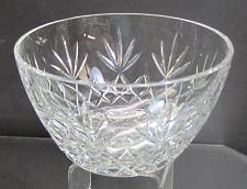 Buy Signed Lenox Cut glass Charleston medium bowl Crystal