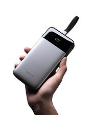 Buy CUKTECH 25,000mAh Power Bank, 100W Max Portable Charger with Builtin USBC Cab...