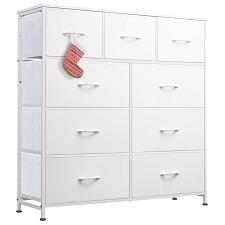 Buy WLIVE 9-Drawer Dresser Fabric Storage Tower for Bedroom Hallway Closet Tall C...