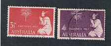 Buy Australia 306-07 Used set Child Praying 2 1957 (A0513)