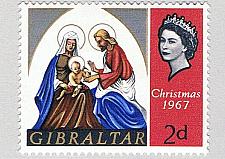 Buy Gibraltar 203 MLH Christmas 2 1967 (BP76617)