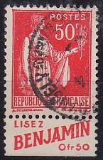 Buy FRANKREICH FRANCE [1932] MiNr 0276 ( O/used ) [01] Werbung Benjamin