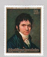 Buy Rwanda Unused Portrait man multi colored 20 (BP88307)