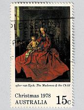 Buy Australia Christmas 1978 mother and child red dress Used (BP91207)