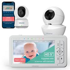 Buy Babysense HDS2 Non-WiFi 5” HD Baby Monitor with Camera and Audio + Bonus WiFi...