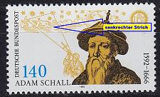Buy GERMANY BUND [1992] MiNr 1607 F33 ( **/mnh ) Plattenfehler