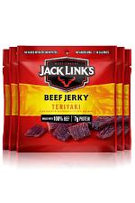 Buy Jack Link's Beef Jerky Teriyaki Multipack Bags – Flavorful Meat Snacks for Lu...