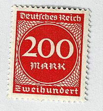 Buy Germany Numeral 200 red MLH (BP90940)