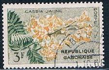 Buy Gabon 157 Used Yellow Cassia lr 1961 (G0310)+