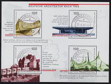 Buy GERMANY BUND [1997] MiNr 1906-09 Block 37 ( O/used ) [01] Bauwerke