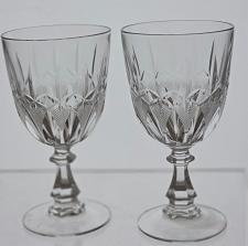 Buy 4 Hand Cut glass wines stemware