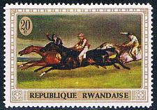 Buy Rwanda 326 Unused Painting Horses (R0317)+