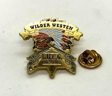 Buy Wilder Western I.G.C.G. 2016. Indian Americans and guns. Badge pin