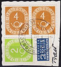Buy GERMANY BUND [1951] MiNr 0124 ( BStk ) [01] Paar